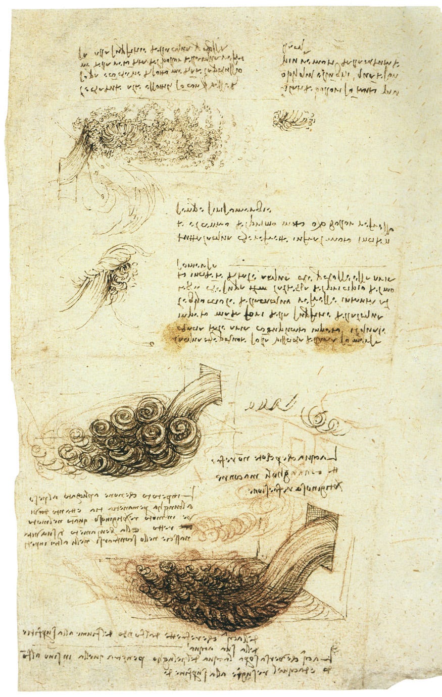 A page from Leonardo da Vinci's journal